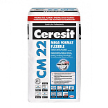 Клей для плитки Ceresit CM 22 Mega Format Flexible эластичный, 25 кг