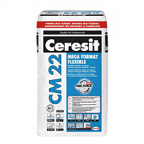 Клей для плитки Ceresit CM 22 Mega Format Flexible эластичный, 25 кг