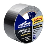 Армированная лента Mustang универсальная серая 50x25 м (DT5025)
