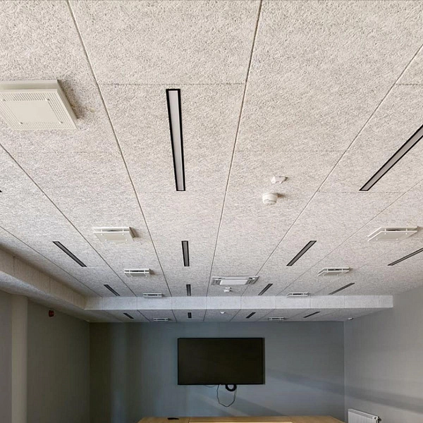 картинка Подвесной потолок AMF Heradesign Superfine White-GK 2400x625x25мм 