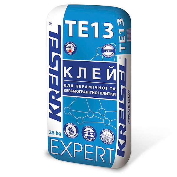 картинка Клей Kreisel EXPERT ТЕ 13 (103) для плитки усиленный, 25 кг 