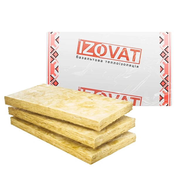 картинка Базальтовая вата Изоват (Izovat) 1000x600x30 мм (3,0м2) 180 кг/м3 