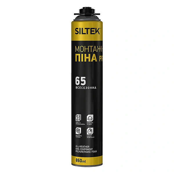 картинка Монтажная пена Siltek PRO, 860 мл 
