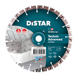 Круг алмазный отрезной Distar 1A1RSS/C3 232x2,6/1,8x12x22,23-16-HIT Technic Advanced