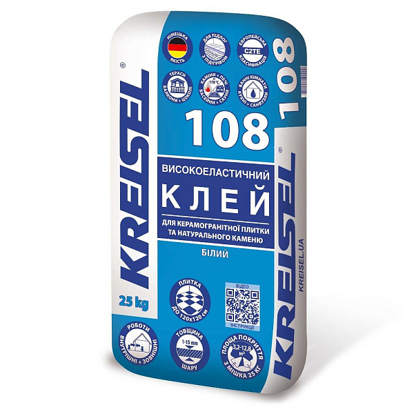 картинка Клей Kreisel 108 для натурального камня, 25кг 