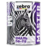 Эмаль универсальная Zebra Master M36 ПФ-115 зеленая, 2,6 кг