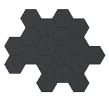 Настінні акустичні панелі з фетру 3014 НАП "HEX"