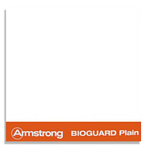Потолок Armstrong подвесной Bioguard Plain 600x600x15мм