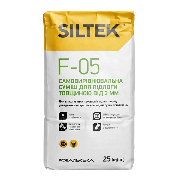 картинка Самовыравнивающаяся смесь Siltek F-05 3-25 мм 