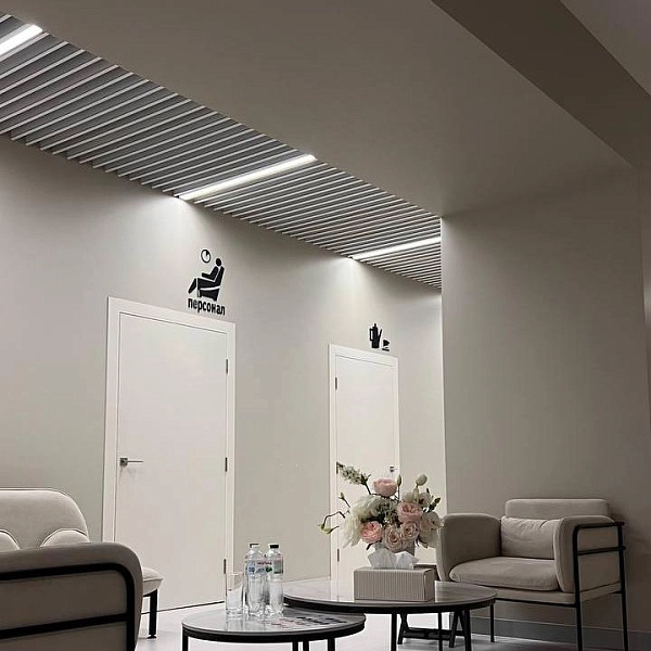 картинка Экранный реечный подвесной потолок Alubest (цена пог. м. рейки) 