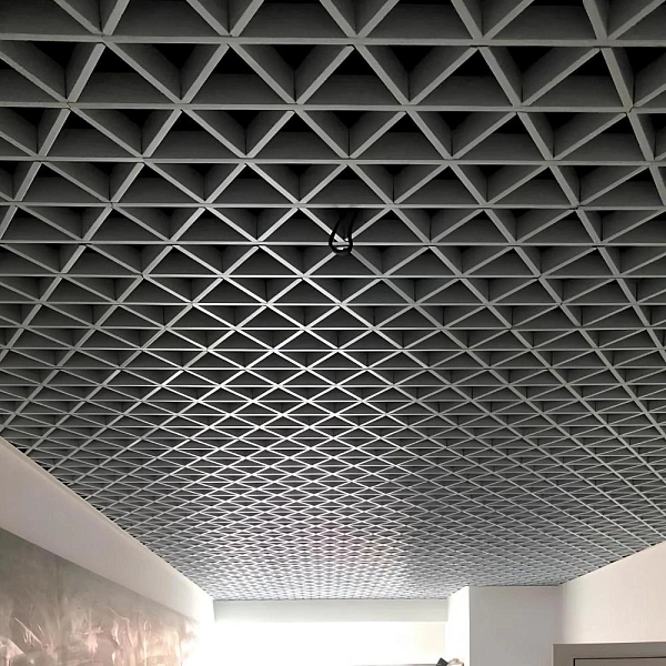 картинка Подвесной потолок треугольный Алюбест Грильято 120х120 мм (цена за м2) 