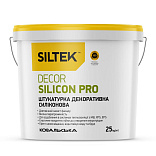 Штукатурка Siltek Decor Silicon Pro "камешковая" 1,5 мм, база DC, 25 кг