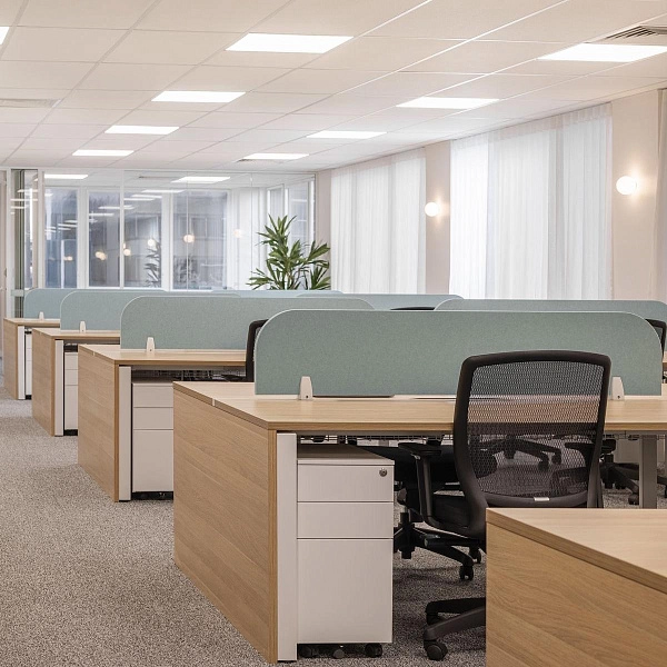 Фото Стеля підвісна Alubest касетна оцинкована біла board 600х600мм