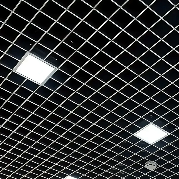 картинка Подвесной потолок Алюбест Грильято 40/100х100 мм, черный (цена за элемент) 