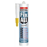 Клей герметик SOUDAL FIX ALL Crystal, 290 мл