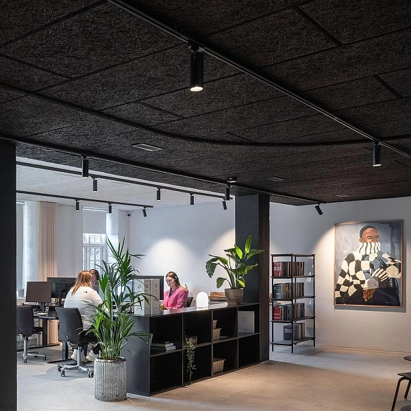 картинка Потолок подвесной KCS Heradesign Fine 1200x600х25 мм 