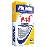 Клей для камня и керамогранитной плитки Polimin П-14 ГРЕС-КЛЕЙ, 25кг