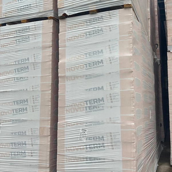 картинка Базальтова вата Новотерм НТ Фасад 1000x600x50 мм 135 кг/м.куб.(2,4 м2; 0,12м3 ) 