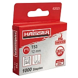 Скоби для степлера будівельного Haisser 10х11.3х07мм 1000 шт. (62023)
