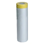 Защитная пленка с малярной лентой желтая 18x2100мм 20м