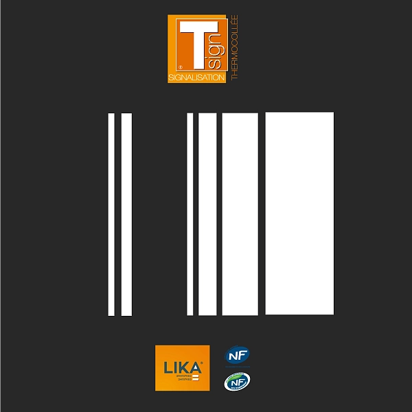 Фото Гнучка стрічка для нанесення ліній ligne likablanc pos 1000*100мм 30/c