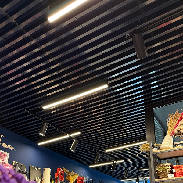 картинка Реечный подвесной потолок Alubest 50 мм (цена пог. м. рейки) 