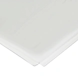 Потолок Alubest подвесной кассетный алюминиевый 600х600мм tegular, белый мат.