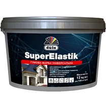 Краска резиновая SuperElastik RAL 7040 Dufa серая 12 кг