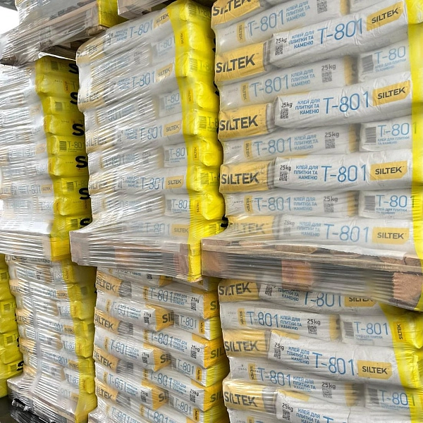 картинка Клей для плитки и камня Siltek T-801, 25 кг картинка Клей для плитки и камня Siltek T-801, 25 кг