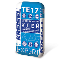 Клей для плитки Kreisel ТЕ 17 (107)  EXPERT эластичный, 25 кг