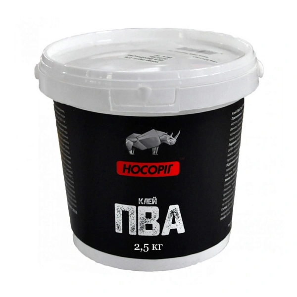 картинка Клей ПВА Носорог 2.5 кг картинка Клей ПВА Носорог 2.5 кг