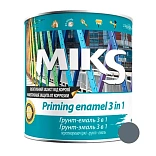 Грунт-эмаль Микс 3в1 графит-серый, 0,8 кг