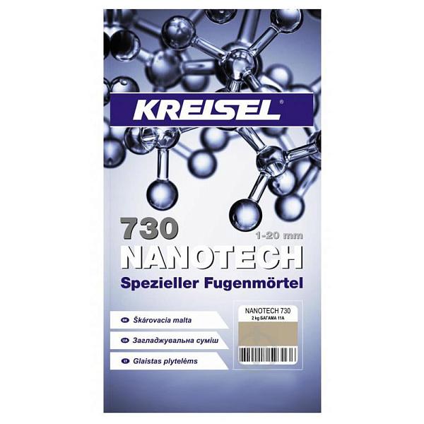 картинка Затирка для швов Kreisel Fuga Nanotech 730 багама 11А, 2кг 