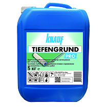 Ґрунтовка Knauf Tiefengrund (Тіфенгрунд) для пористих основ зима, 5л