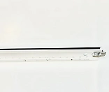 Т-профиль Alubest Струна 15х41,5мм белый/черний в середине, 3,6м