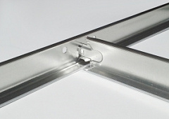 Профиль Alubest Стандарт для потолка 24мм, 1,2м, металлик