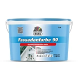 Краска Dufa Fassadenfarbe F90 фасадная, белая матовая, 14кг