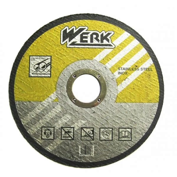 картинка Круг отрезной по металлу Werk 125х1.6х22,2мм 34008 (WE201106/4131711) 