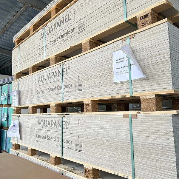 картинка Аквапанель Knauf Outdoor 900х2400х12,5 мм картинка Аквапанель Knauf Outdoor 900х2400х12,5 мм