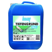 Ґрунтовка Knauf Tiefengrund (Тіфенгрунд) для пористих основ зима, 5л