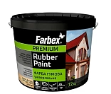 Краска резиновая Farbex черная, 12кг