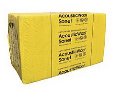 Акустическая минеральная вата "Acoustic Wool Sonet" 1000х600х50мм (упак. 6м2)