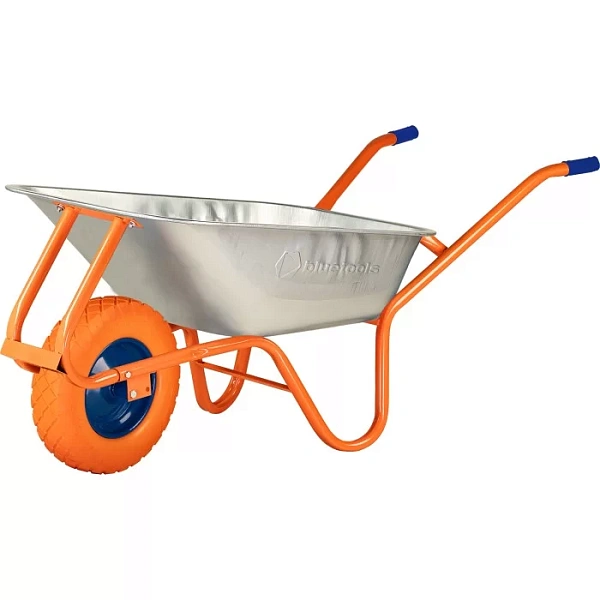 картинка Тачка садовая BLUETOOLS Standart ПУ, 90 л 