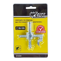 Сверло по плитке Werk Балеринка 30-100 мм 2733301