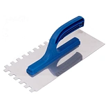 Гладилка с нержавеющим покрытием Сталь зуб 10х10мм, 130x280мм (37046)