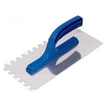 Гладилка с нержавеющим покрытием Сталь зуб 10х10мм, 130x280мм (37046)