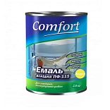 Эмаль Комфорт ПФ-115 желтая 2,8 кг