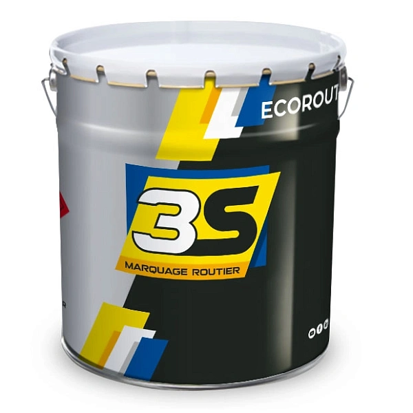 Фото Уцінка. Біла сигнальна фарба для нанесення дорожньої розмітки ORE ECOROUTE D Blanc 25кг (17.05.19)