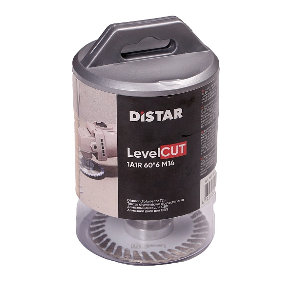 картинка Круг для подрезки клея Distar LevelCut 1A1R 60x6мм M14 (80115429032) 