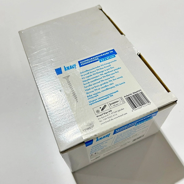 картинка Шуруп Knauf ГКП+метал. 45 (1000шт) 3506 / 669579 